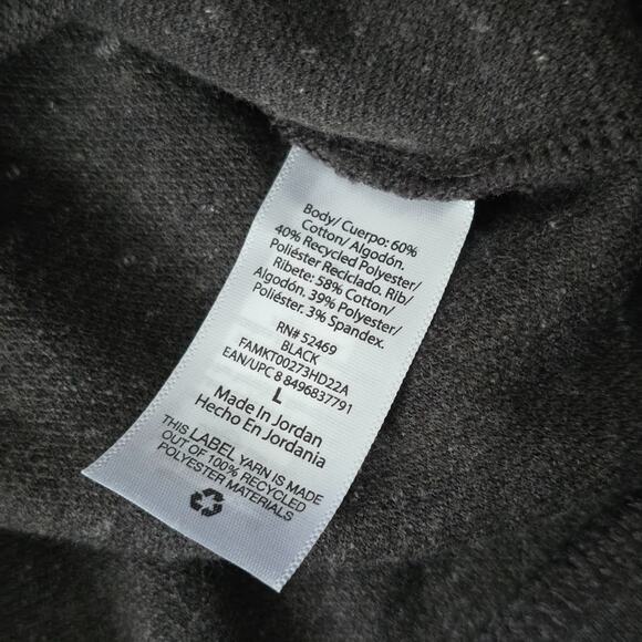 Free Assembly Men's Jacquard Rib Shawl Collar Pullover Black / Brown Size L NWT - Picture 13 of 14
